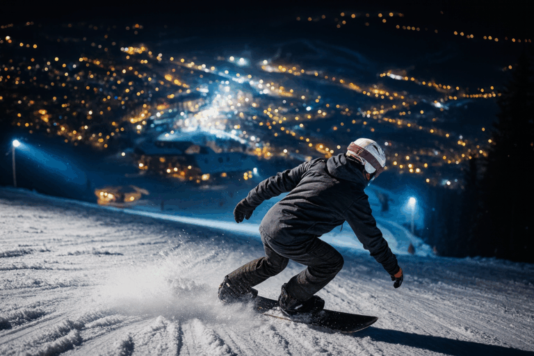 Rinderberg Snow Night