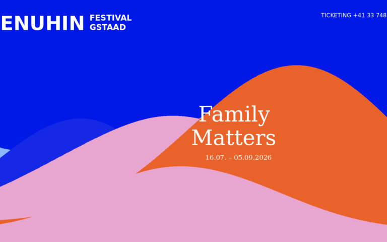 70th Menuhin Festival Gstaad